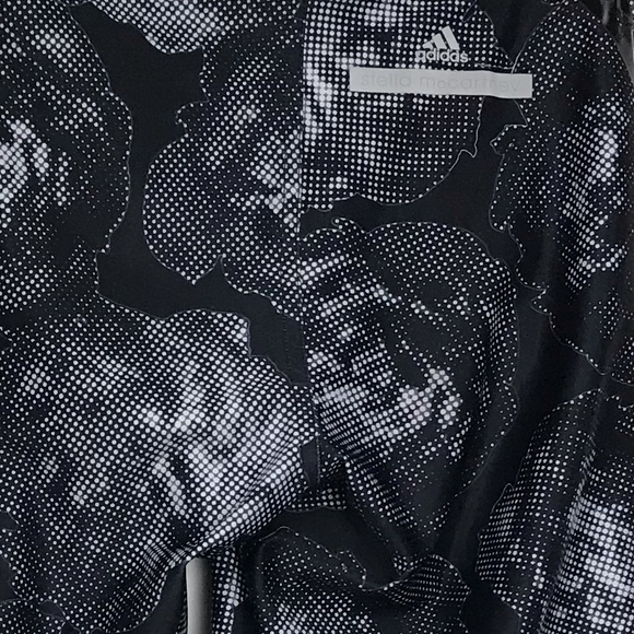 Adidas by Stella McCartney Graphic Crop Pants Joggers Leggings Floral Drawcord - Picture 8 of 16